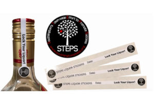 STEPS Liquor Stickers